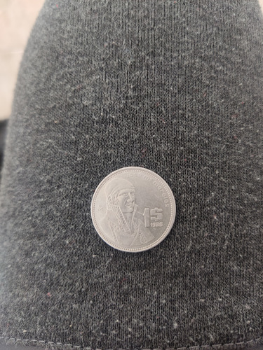 Moneda De 1 Peso Expedida En 1986comemoracion José Mmorelos