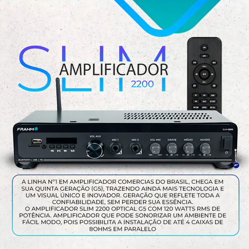 Kit Som Ambiente Teto Gesso Embutir Frahm + 10 Arandelas Jbl
