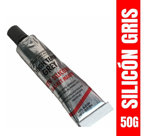 Silicon Gris 50g Alta Temperatura Para Empacaduras, Radiador