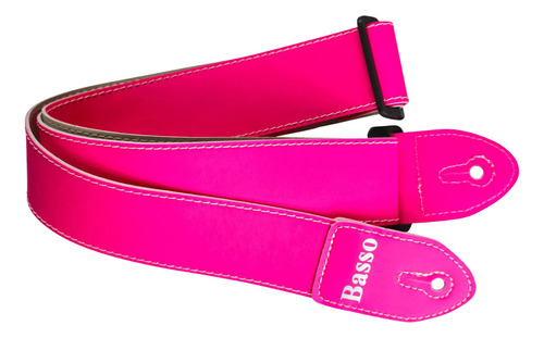 Correa de bajo color rosa neón Sf182 para guitarra, guitarra y bajo