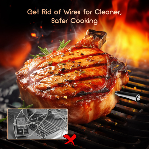 . .. Termômetro Para Cozinhar Carne Com Bluetooth