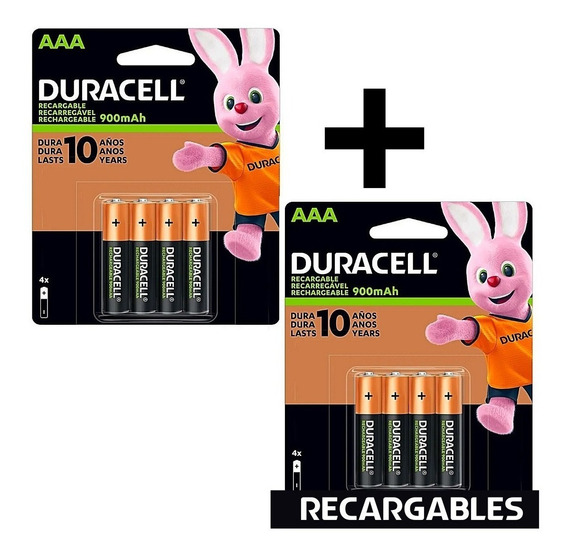 Duracell nuevas baterías alcalinas AAA óptima Paquete de 8 