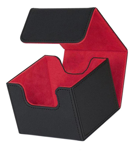 New Caja De Cartas For Más De 130 Cartas Estuche Rojo