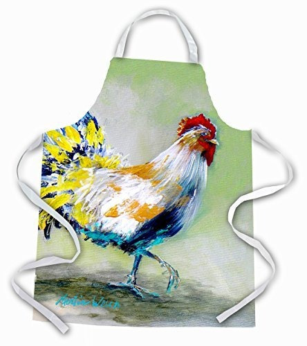 Delantal De Gallo Sunrise Mw1259apron De Caroline's Treasure