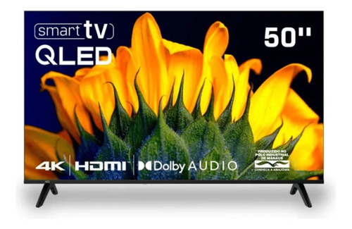 Televisão Smart Tv Hq 50 Qled, 4k Uhd, Led Bivolt