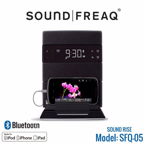 Soundfreaq Bocina Reloj Con Alarma, Fm, Bluetooth Altavoz 