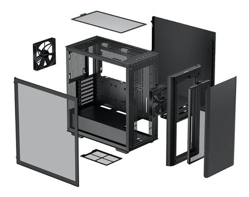 Imagen 7 de 10 de Gabinete Deepcool Ck550 2 Coolers 140mm Super Silencioso !