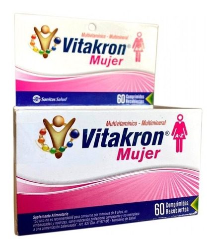 Vitakron Mujer Multivitaminico X60cap.