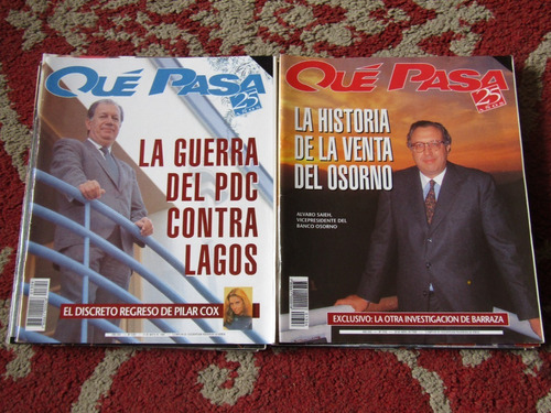 Revistas: Que Pasa. 14 Numeros, Año 1996.