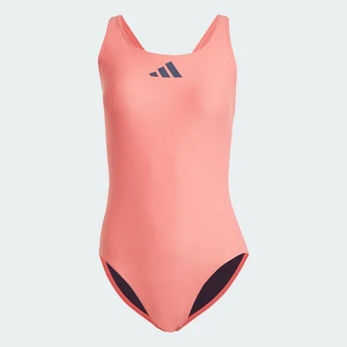Pink adidas swimsuit best sale