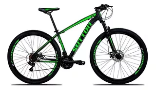 Bicicleta 29 Sutton 21v Disc Hidráulico Tamanhos Especias Cor Preto/verde Tamanho Do Quadro 19