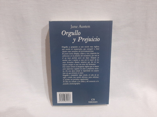 Imagen 2 de 5 de Orgullo Y Prejuicio Jane Austen Cs