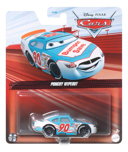 Carros Ponchy Wipeout de Disney Pixar - Mattel