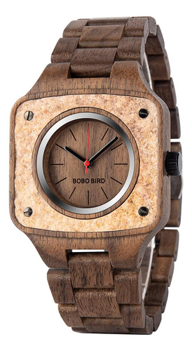 Bobobird Relojes De Madera De Cuarzo Para Hombre Madera Y Ro