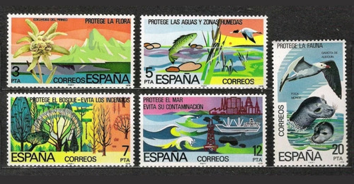 1978 Protección De La Naturaleza- Aves- España Mnh