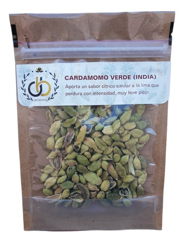 Botanicos Individuales Cardamomo 20gr Mixologia Gin Urquiza