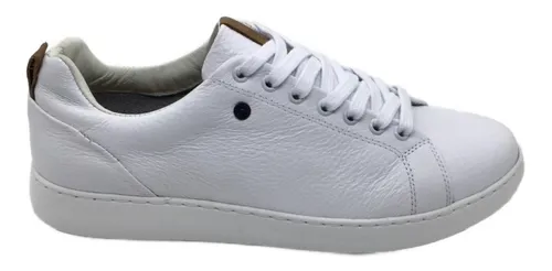 ZAPATILLA HOMBRE CUERO URBANA MODA BLANCA – SAMPER CALZADOS