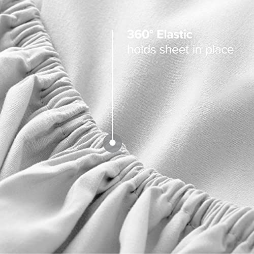 Sabana Para Cama Queen De Microfibra Con Elastico Blanco