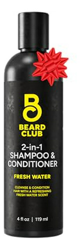 Beard Club Juego De Champú Y Acondicionador 2 En 1 Para Homb