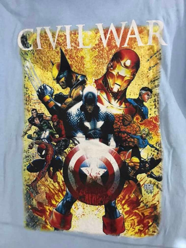 Playera Talla Grande Estampado Juvenil (Usado)