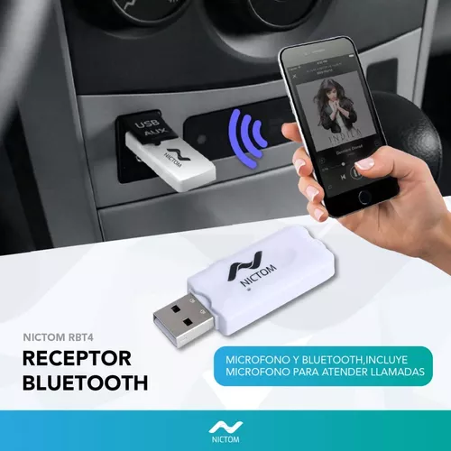 Receptor Bluetooth Usb Audio Aux Musica Auto Parlantes *