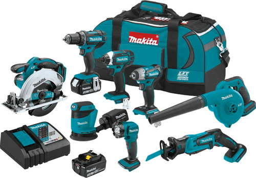 Combo Kit Herramientas Inalambricas 8pzas 18v Makita