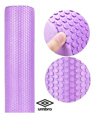 Rolo Sensitivo Umbro 90cm Profesional Goma Eva Yoga Pilates