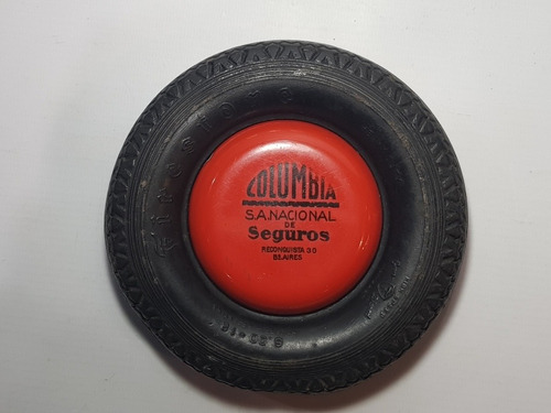 Firestone Seguros Columbia Antiguo Cenicero Publ Mag 56176