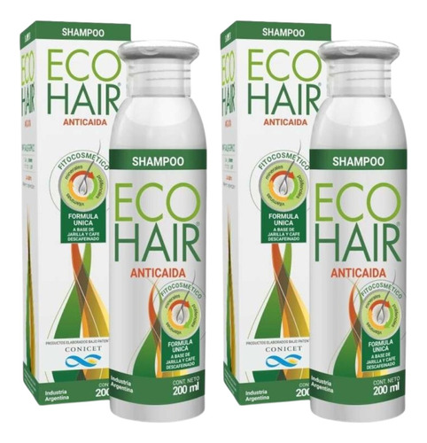 Combo X2 Ecohair Shampoo Anticaida X200ml