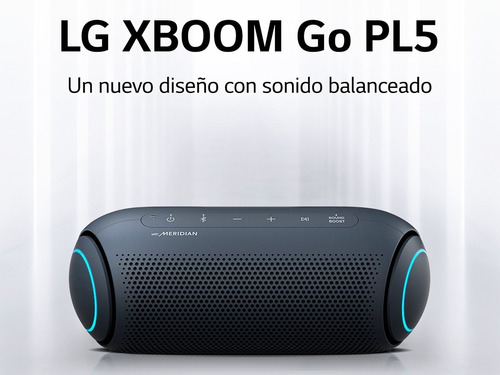 Parlante LG Xboom Go Pl5 Bluetooth Tecnología Meridian Gar 1