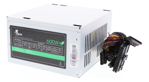 Fuente De Poder Xtech Atx 600 Watt 110/220v W/2sata