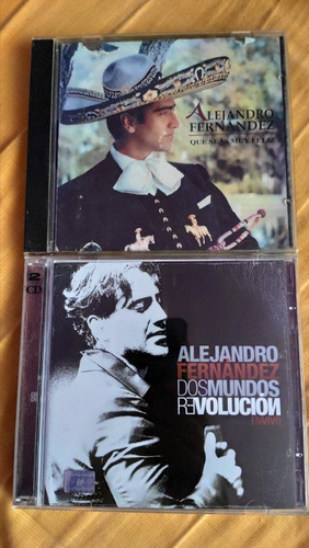 2 Cds + 1 Dvd Alejandro Fernández - Dos Mundos Revolución