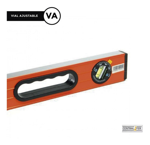 Nivel De Mano Aluminio 60 Cm 2 Caras 3 Gotas Magnetico