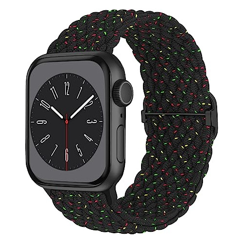 Malla Elastica Apple Iwatch Band Series 8 38/40/41mm - Negra