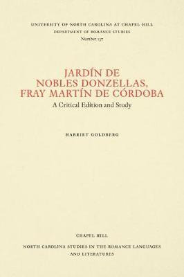 Libro Jardin De Nobles Donzellas, Fray Martin De Cordoba ...