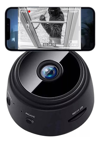 Camera Mini Magnetica Aplicativo Visão Noturna A9
