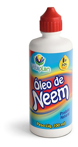 Óleo De Neem Concentrado Vitaplan Rende 20 Litros