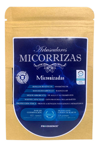Micorrizas Arbusculares Micronizadas, 15gr.