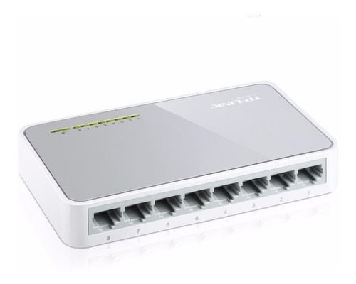 Switch 8 Bocas Tp-link Tl-sf1008d 10/100 Mbps 8 Puertos Lan