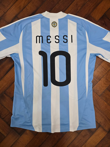 Camiseta Titular Seleccion Argentina 2010/11, Messi 10 L (Usado)