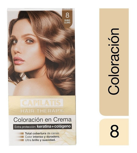  Kit Tintura Capilatis Hair Therapy Con Colágeno Y Keratina