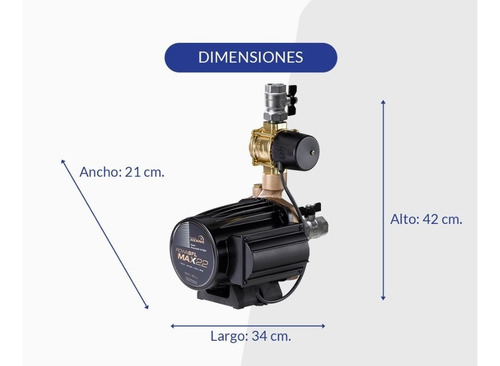 Bomba Presurizadora Rowa Max Sfl 22 5 Consumos Tanq Elevado