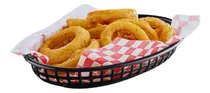 Comprar Cestas Para Servir Comida Rapida Ovaladas Negras 12 Und