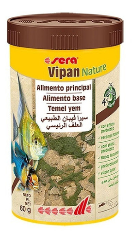 Alimento Sera Vipan Hojuelas Peces Acuarios 250ml