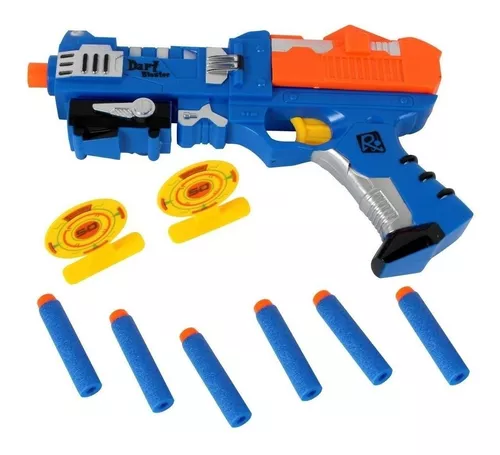 Pistola Sniper Arma Elite Lança Dardos Gatilho Estilo Nerf