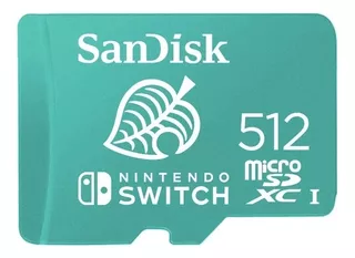 Memoria Micro Sd 512gb Para Nintendo Switch 4k 100 Mb/s