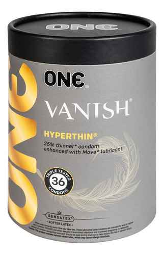 One Condones Vanish Hyperthin | Condones De Latex Ultrafinos