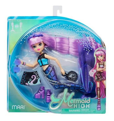 Mermaid High Mari La Muñeca Sirena Con Accesorios