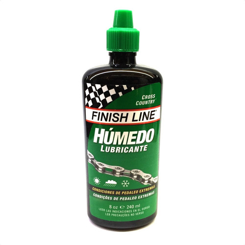 Lubricante Cadena Finish Line Húmedo 240ml - Epic Bikes