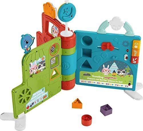 Fisher-price Sit-to-stand Giant Activity Book, Juguete De Ap